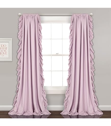 Amazon.com: Sweet Home Collection 2 Pack Window Panel Sheer Voile